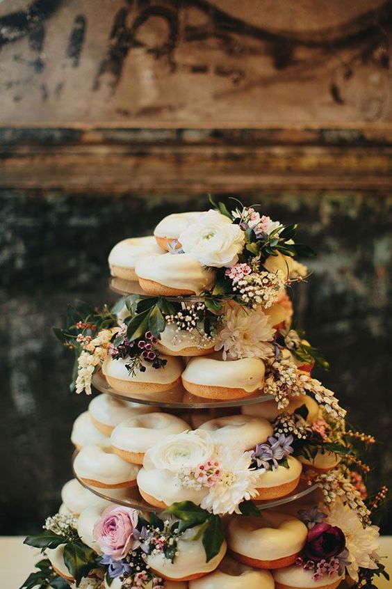 donut wedding dessert