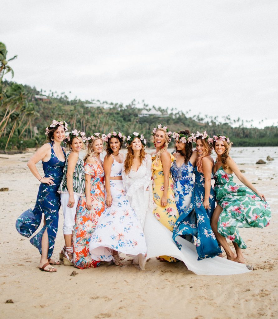 tropical beach wedding theme