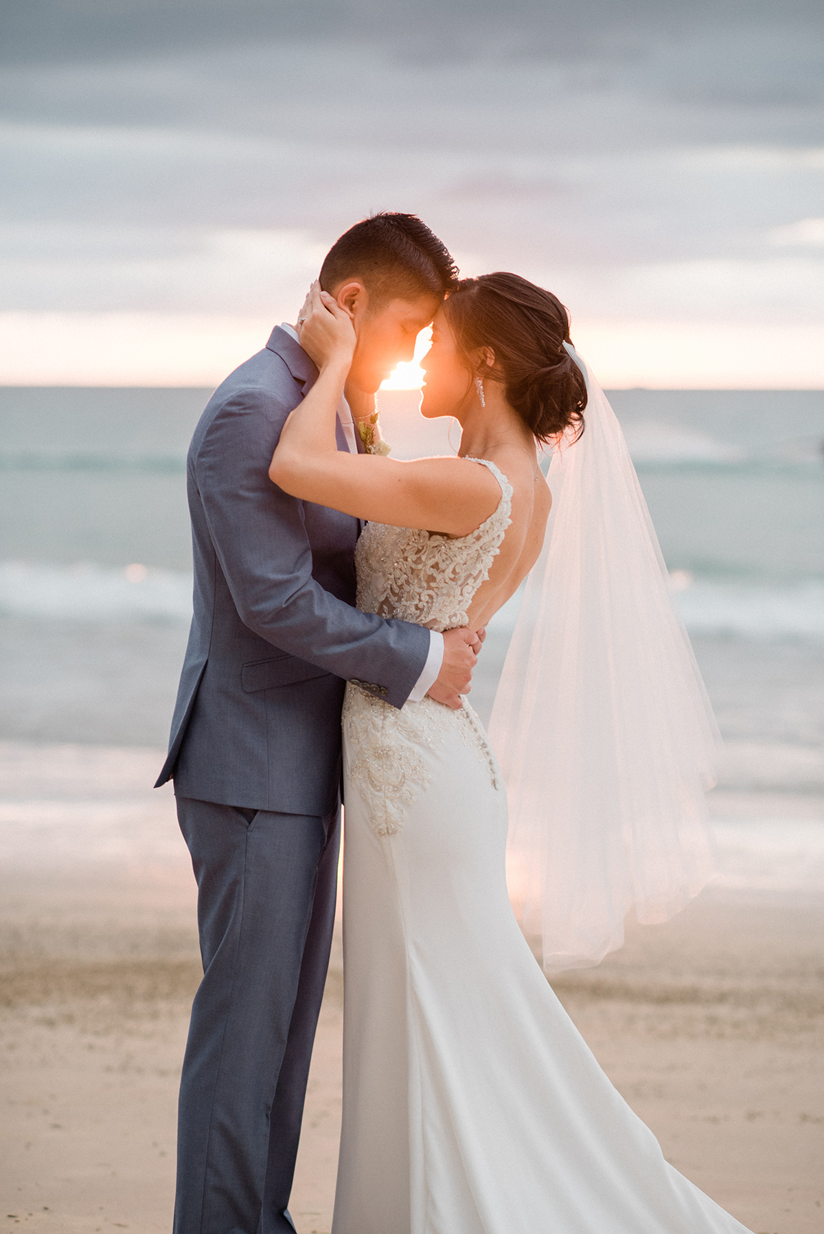 phuket beach bride and groom