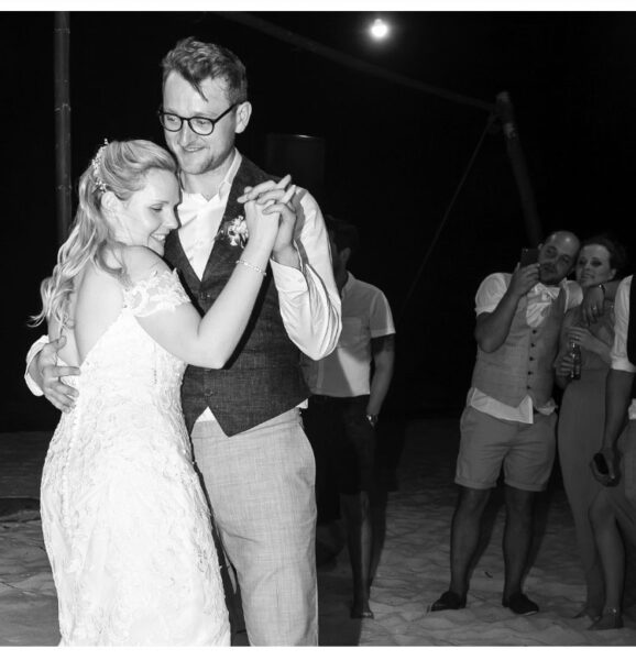 first dance: Catherine and Charlie