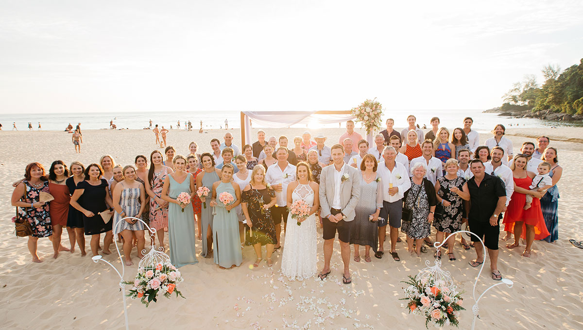 Caitlin + Dave's wedding at Centara Grand Beach Resort Phuket Thailand