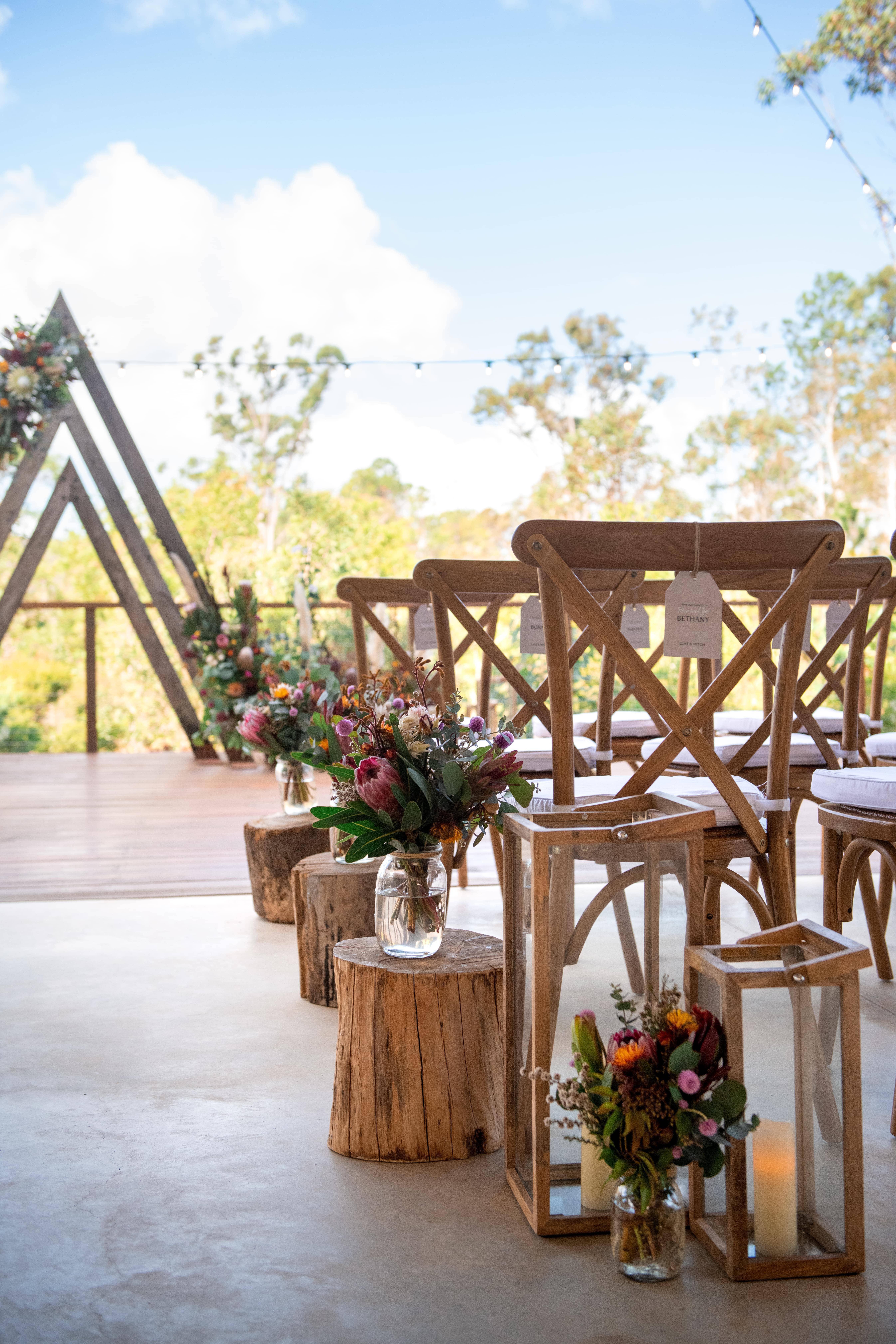 Real-wedding-Luke-and-Mitch-at-The-Crocodile-Lodge-Australia-Zoo-Queensland-wedding-venue-chairs