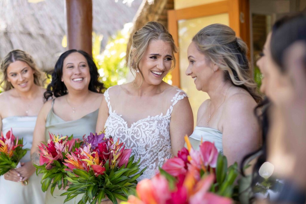 Kylee & Jason at Outrigger Fiji Beach Resort - images by Ocean Studio Fiji - bride with bridesmaids
